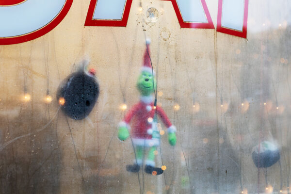 Grinch in Window